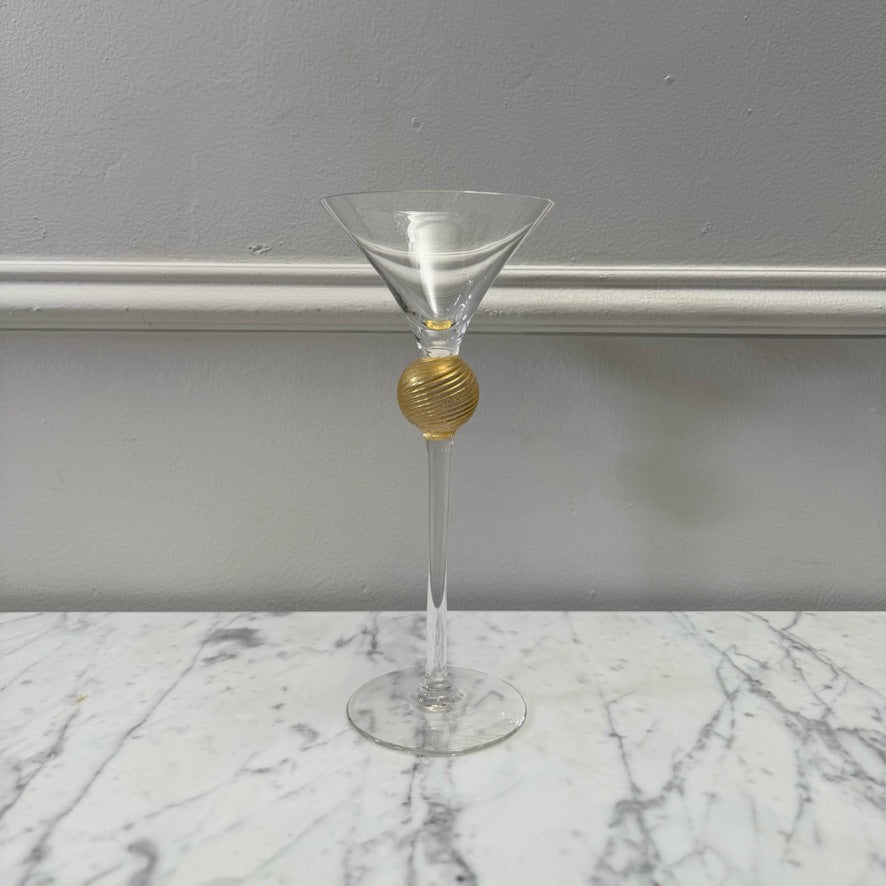Soho Gold Martini Glass by Union Street