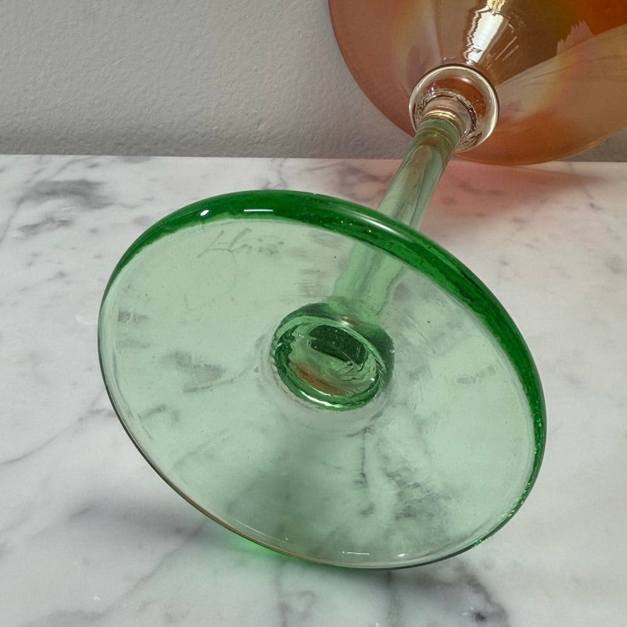 Strini Art Glass Martini Glass