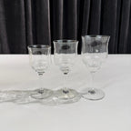 Baccarat "Capri Optic" Crystal Aperitif Glass