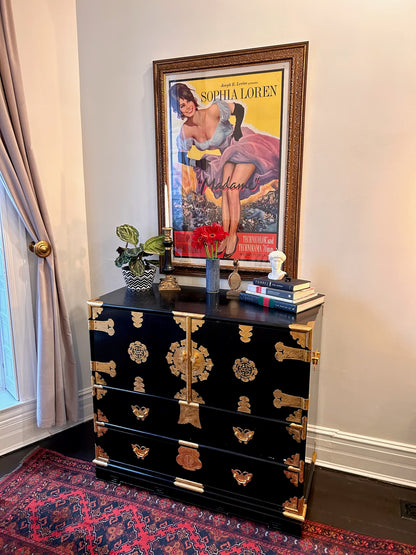 Black & Gold Cabinet