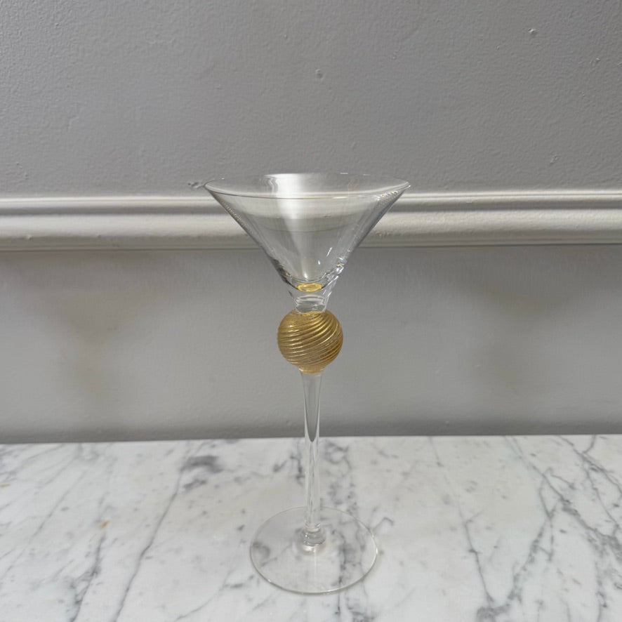 Soho Gold Martini Glass by Union Street