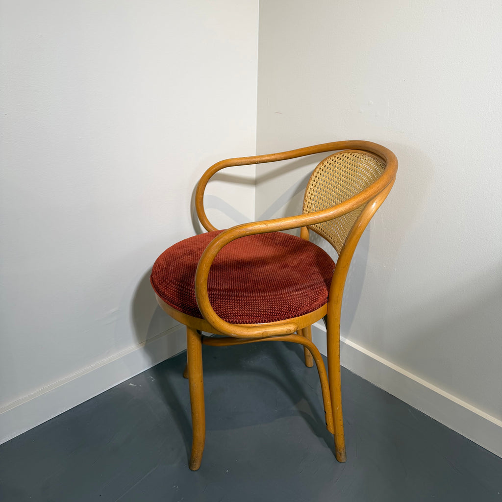 Thonet Style No. 209 Bentwood Cane Armchair