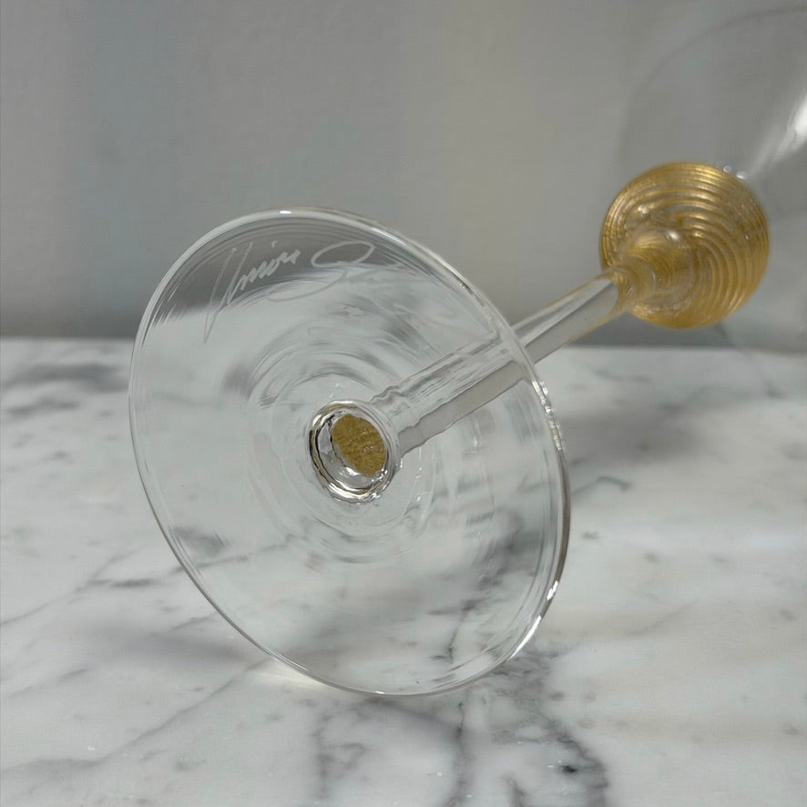 Soho Gold Martini Glass by Union Street