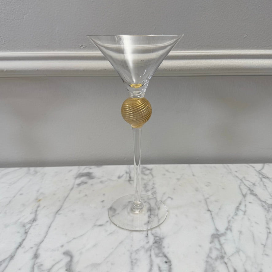 Soho Gold Martini Glass by Union Street