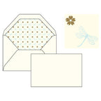 Rossi 1931 Letterpress Gold Foil Flat Card Letter Sets