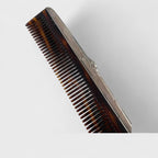 Antique Saart Brothers Sterling Silver & Tortoise Shell Comb