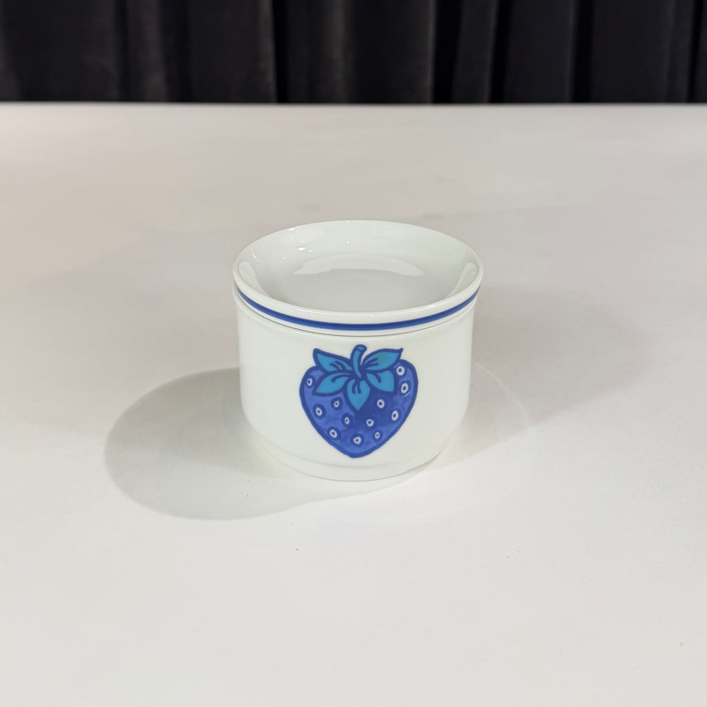 Richard Ginori "Fragoletta" Blue Strawberry Tea & Coffee Service