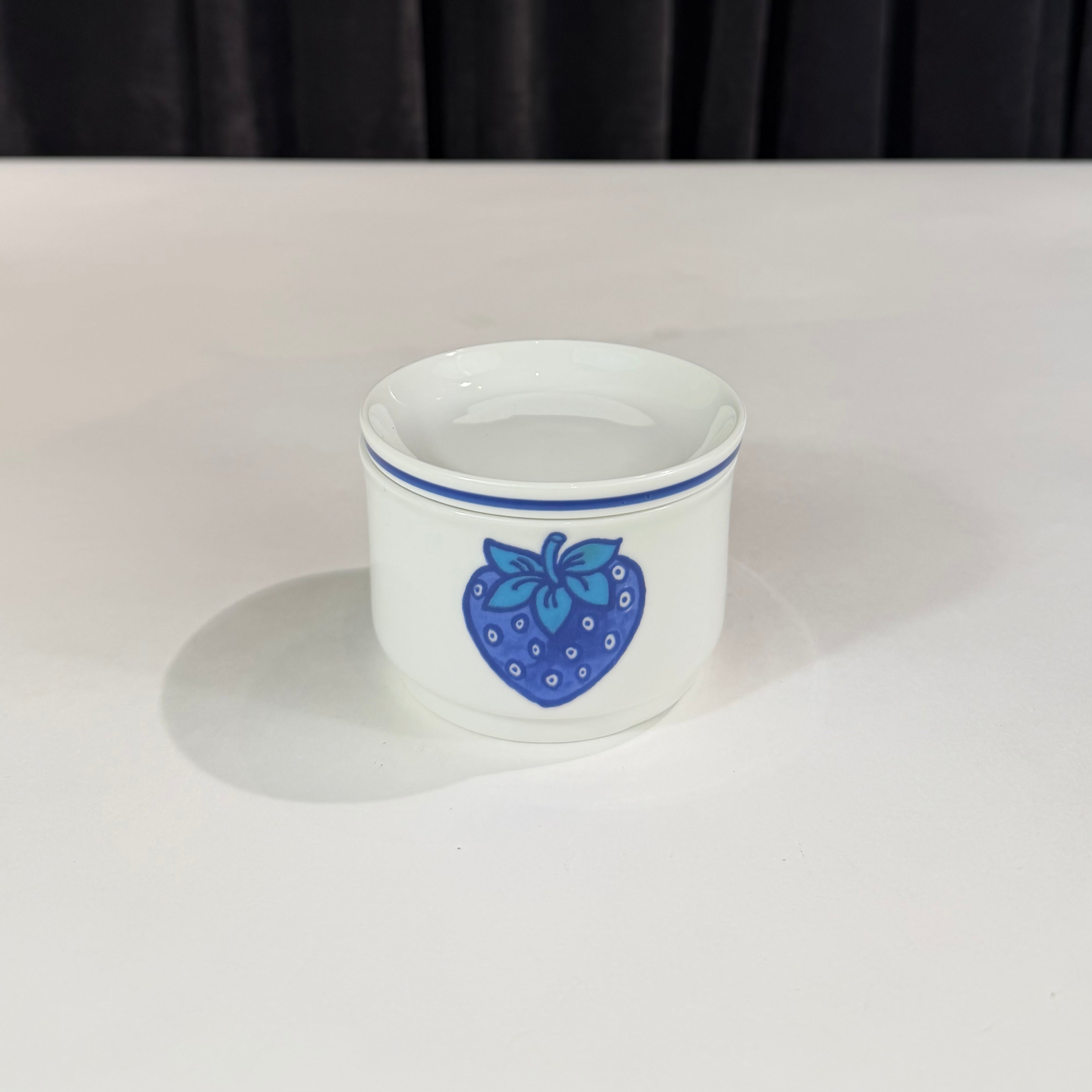 Richard Ginori "Fragoletta" Blue Strawberry Tea & Coffee Service