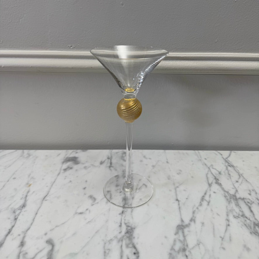 Soho Gold Martini Glass by Union Street