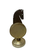 Art Deco French Brass Horse Thermometer Gauge