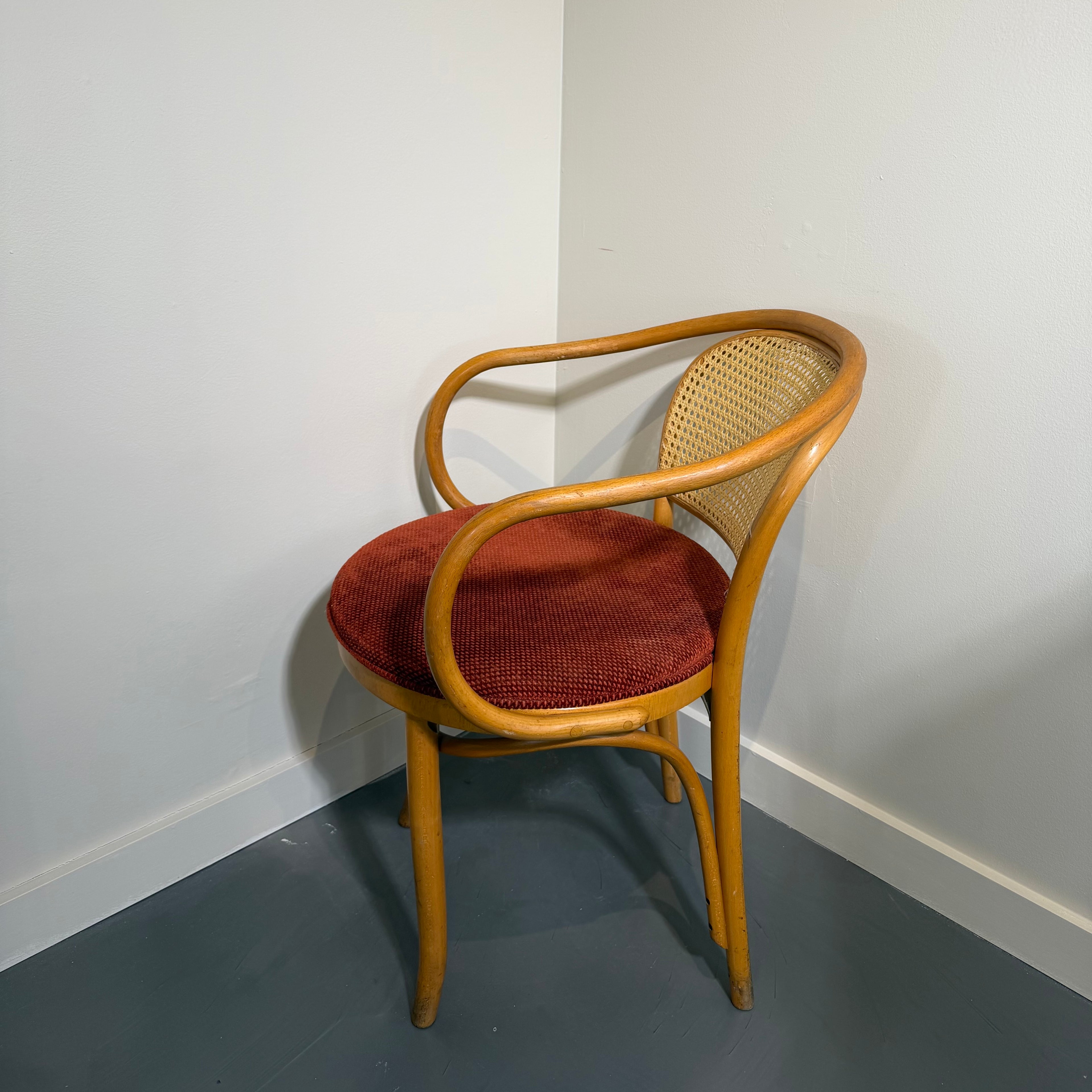 Thonet Style No. 209 Bentwood Cane Armchair