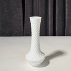 Milk Glass Tall Vase