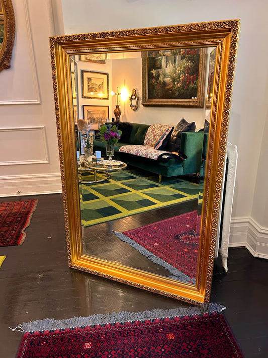 Large Decorative Gilt Wall Mirror