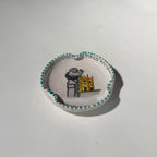 Vintage Belloni Orvieto Hotel Maitani Ceramic Dish