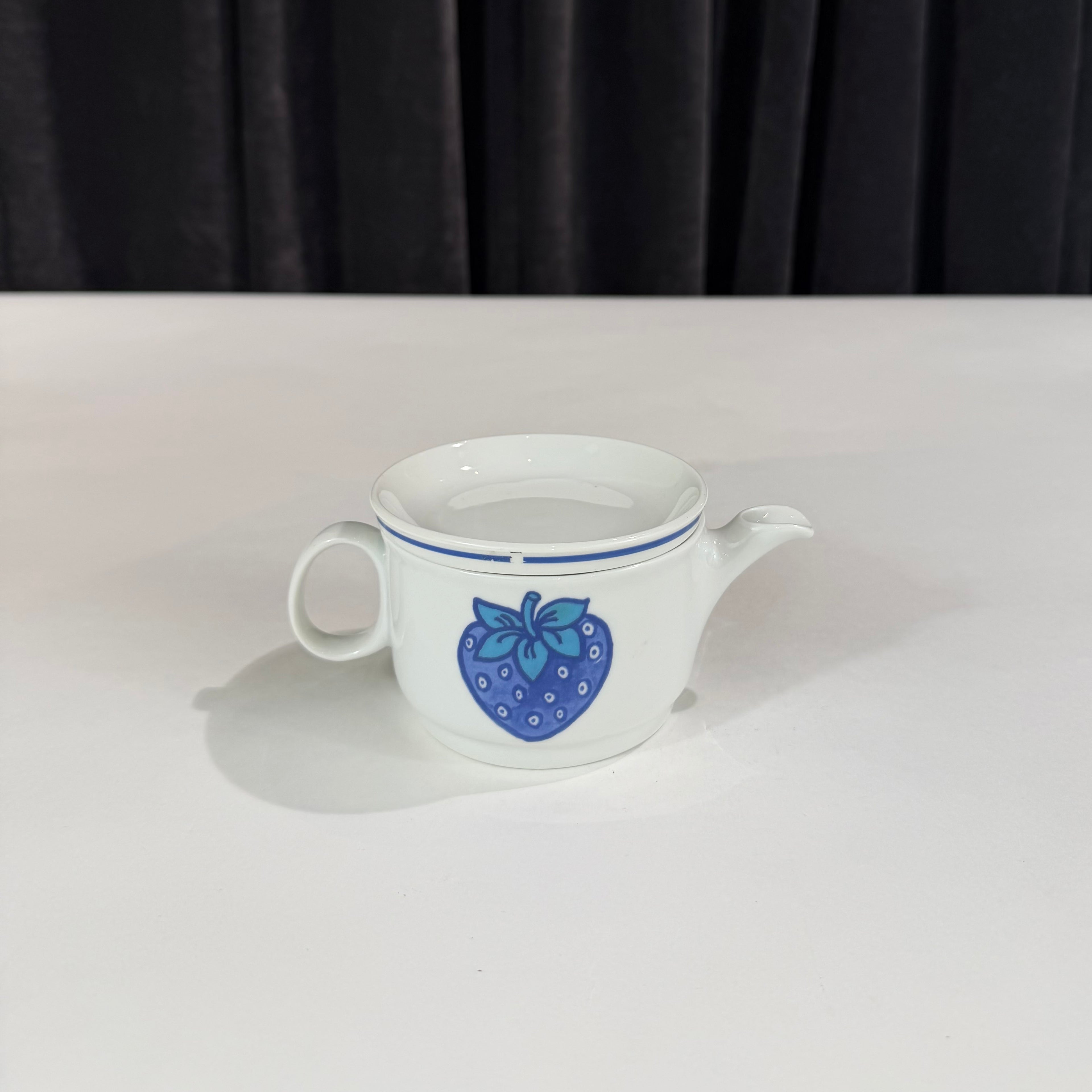 Richard Ginori "Fragoletta" Blue Strawberry Tea & Coffee Service