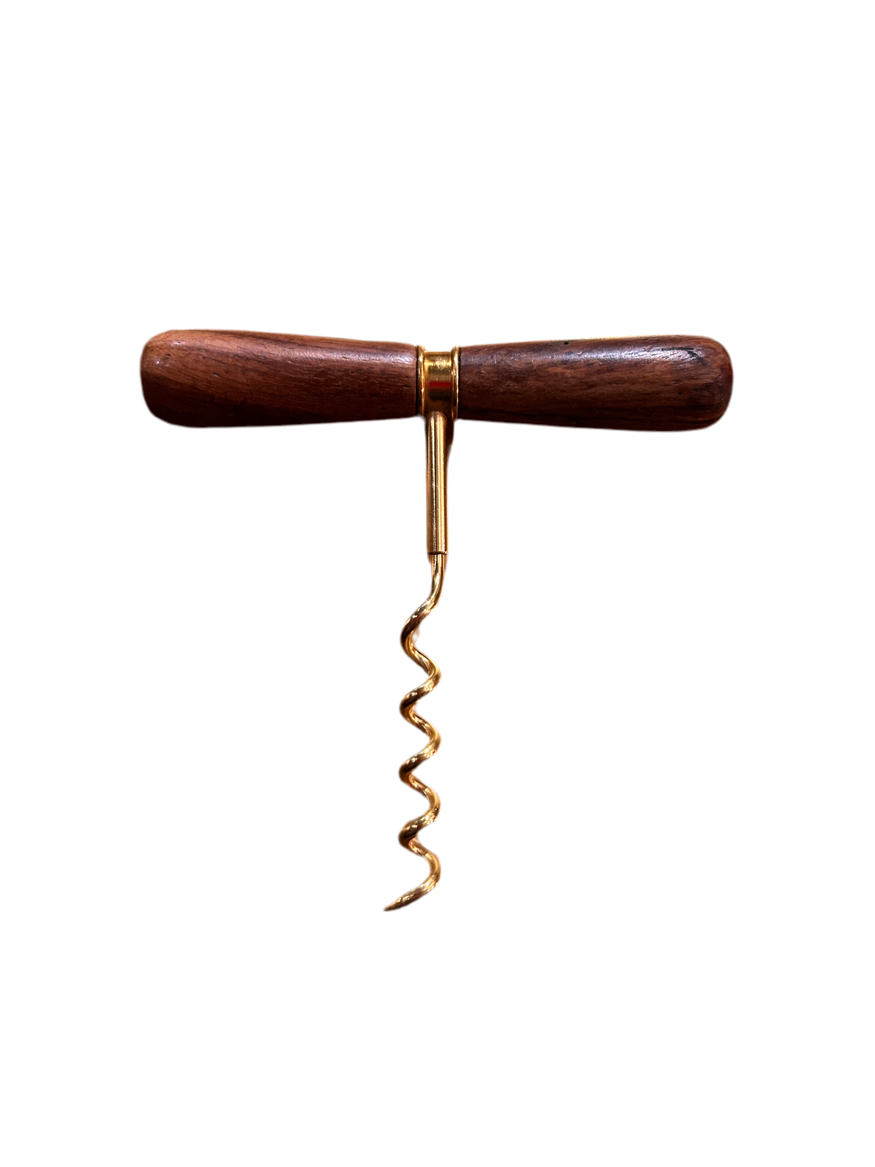 Corkscrew wooden handle