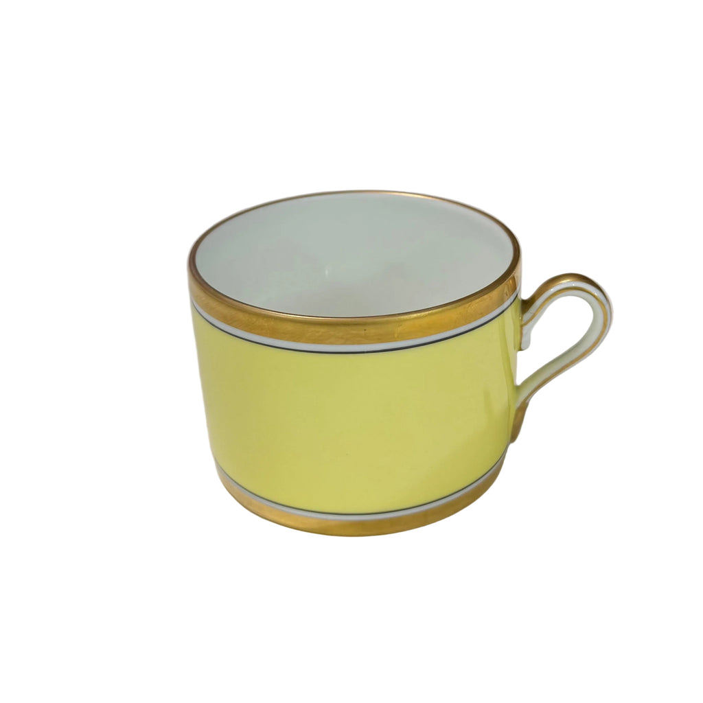 Ginori Impero Yellow  Cup and Saucer