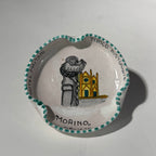 Vintage Belloni Orvieto Hotel Maitani Ceramic Dish