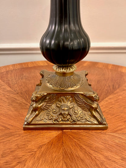 Gold and Black Candlestick