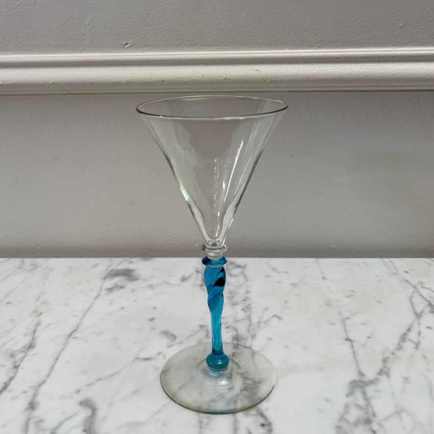 Early 20th Century Steuben Art Glass Goblets, Pair