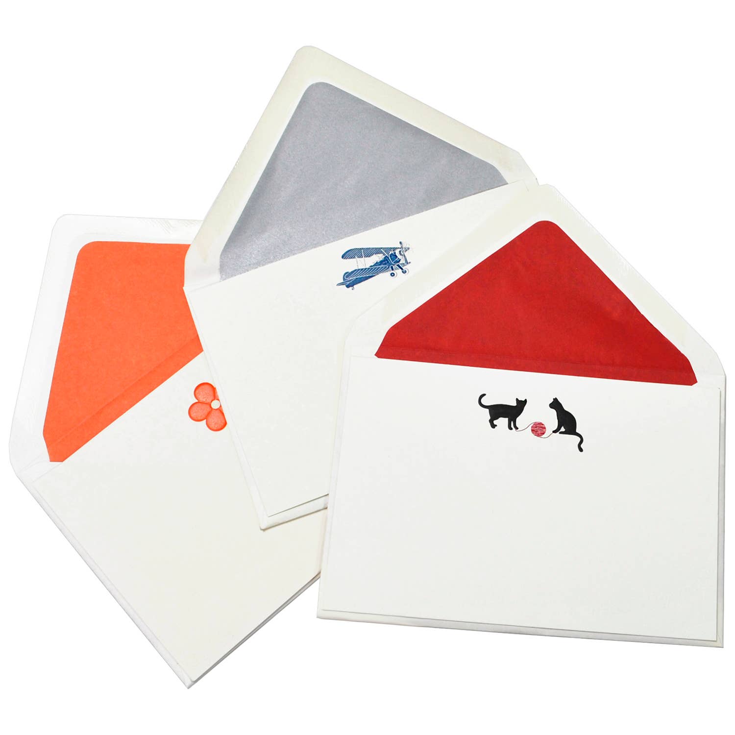 Original Crown Mill First Engraved Color Themed Note Cards