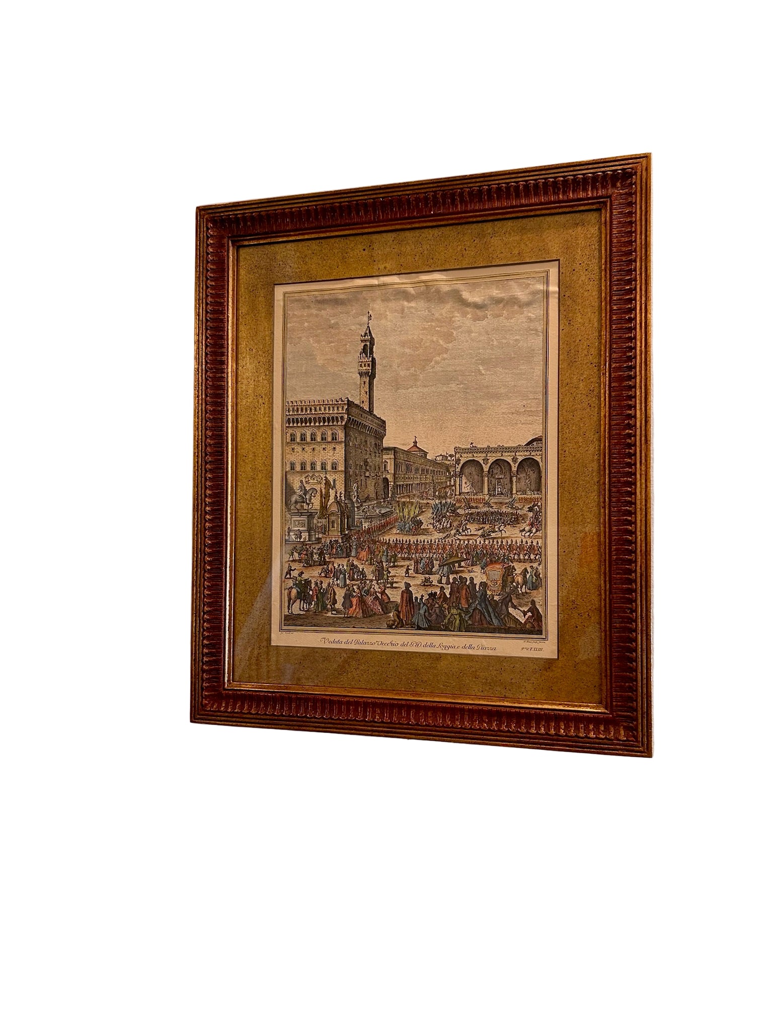 Piazza della Signoria Engraving