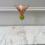 Tribeca Salmon and Lime Martini Glass by Union Street