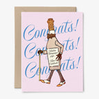 Mister Champagne | Congratulations Card | Bubbly | Vintage