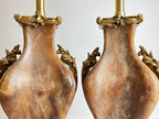 Vintage Marbro Marble and Brass Table Lamp