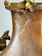 Vintage Marbro Marble and Brass Table Lamp