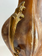 Vintage Marbro Marble and Brass Table Lamp