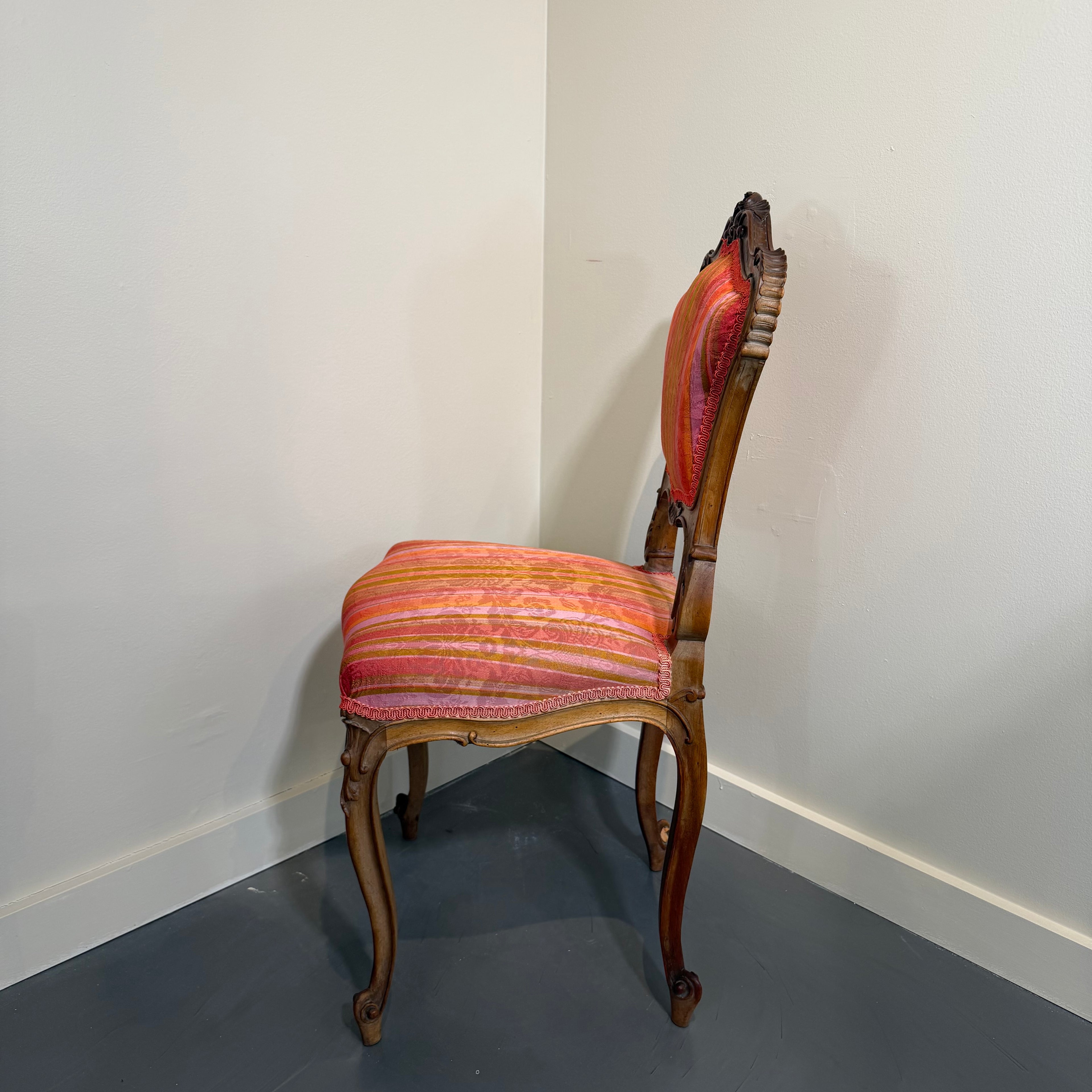 Reupholstered Louis XV Style Chairs (Pair)