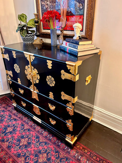 Black & Gold Cabinet