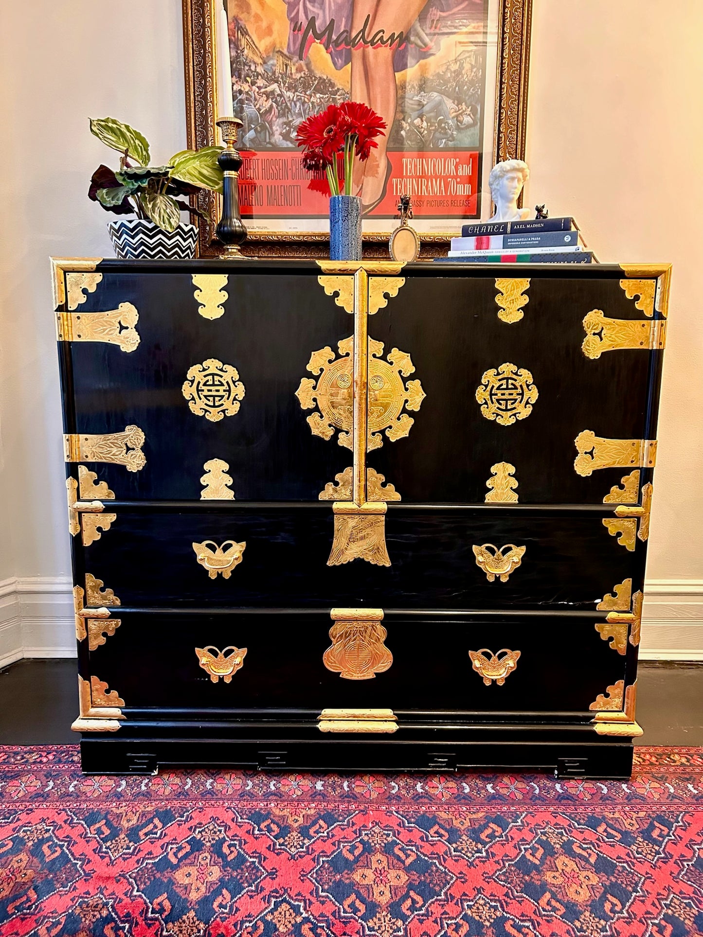 Black & Gold Cabinet