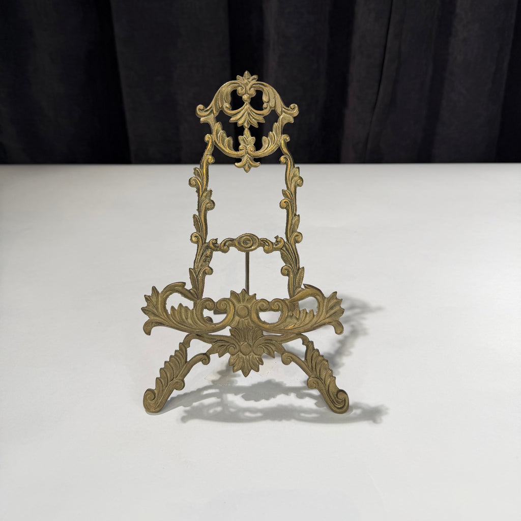 Vintage Brass Easel (Baroque Style)