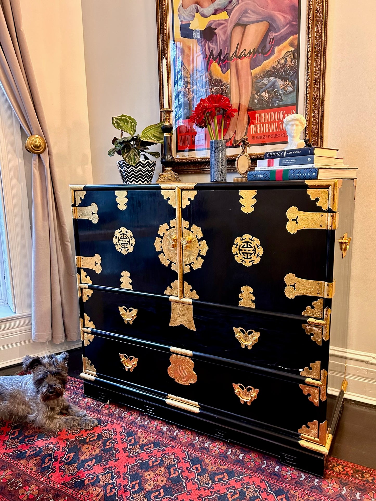 Black & Gold Cabinet