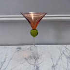 Tribeca Salmon and Lime Martini Glass by Union Street