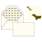 Rossi 1931 Letterpress Gold Foil Flat Card Letter Sets