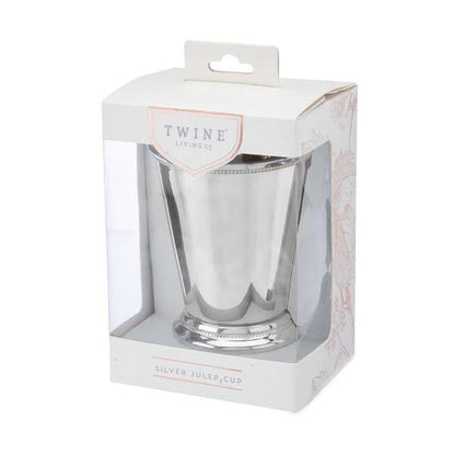 Silver-Plated Solid-Brass Vintage Mint Julep Cup