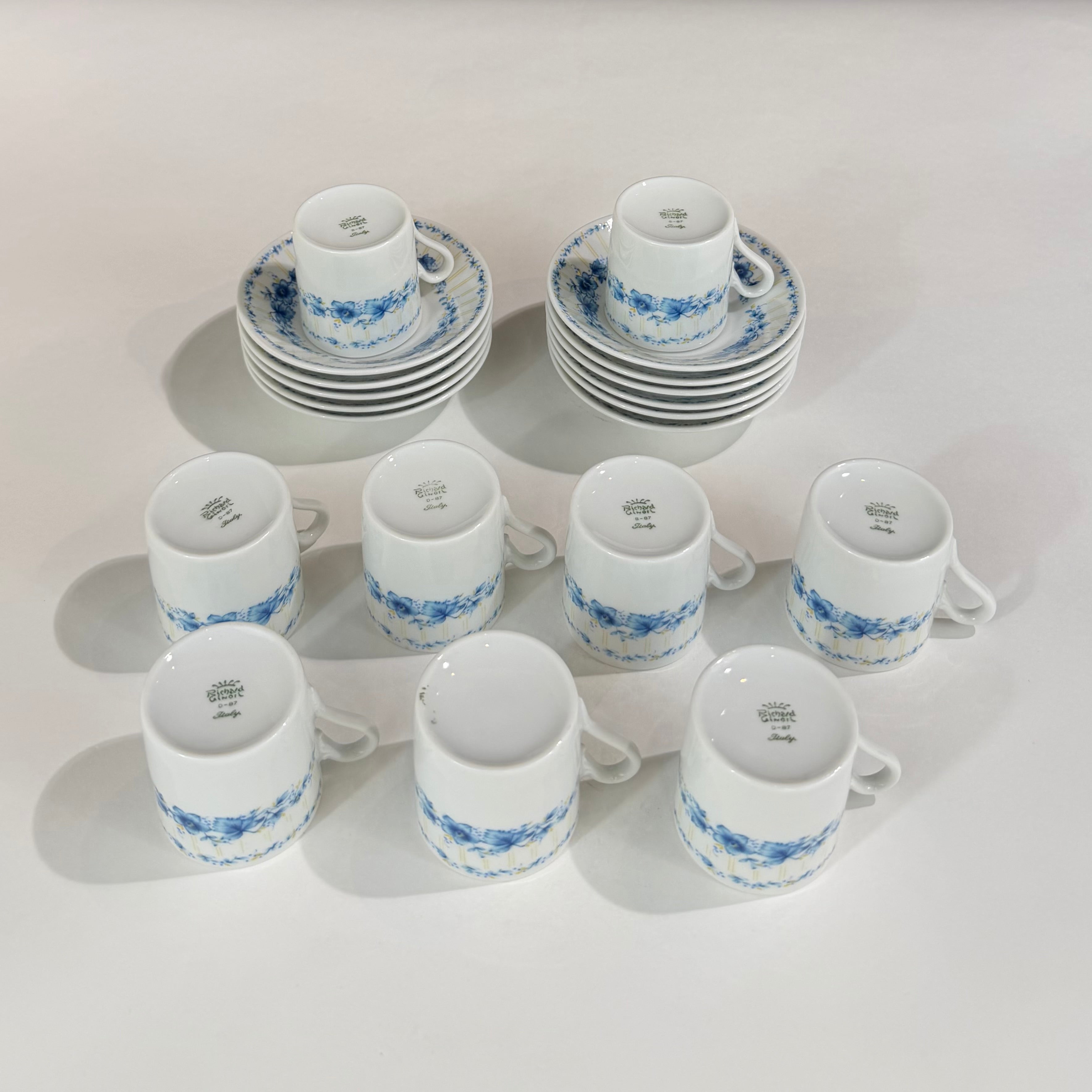 Richard Ginori Blue Flower Tea Set