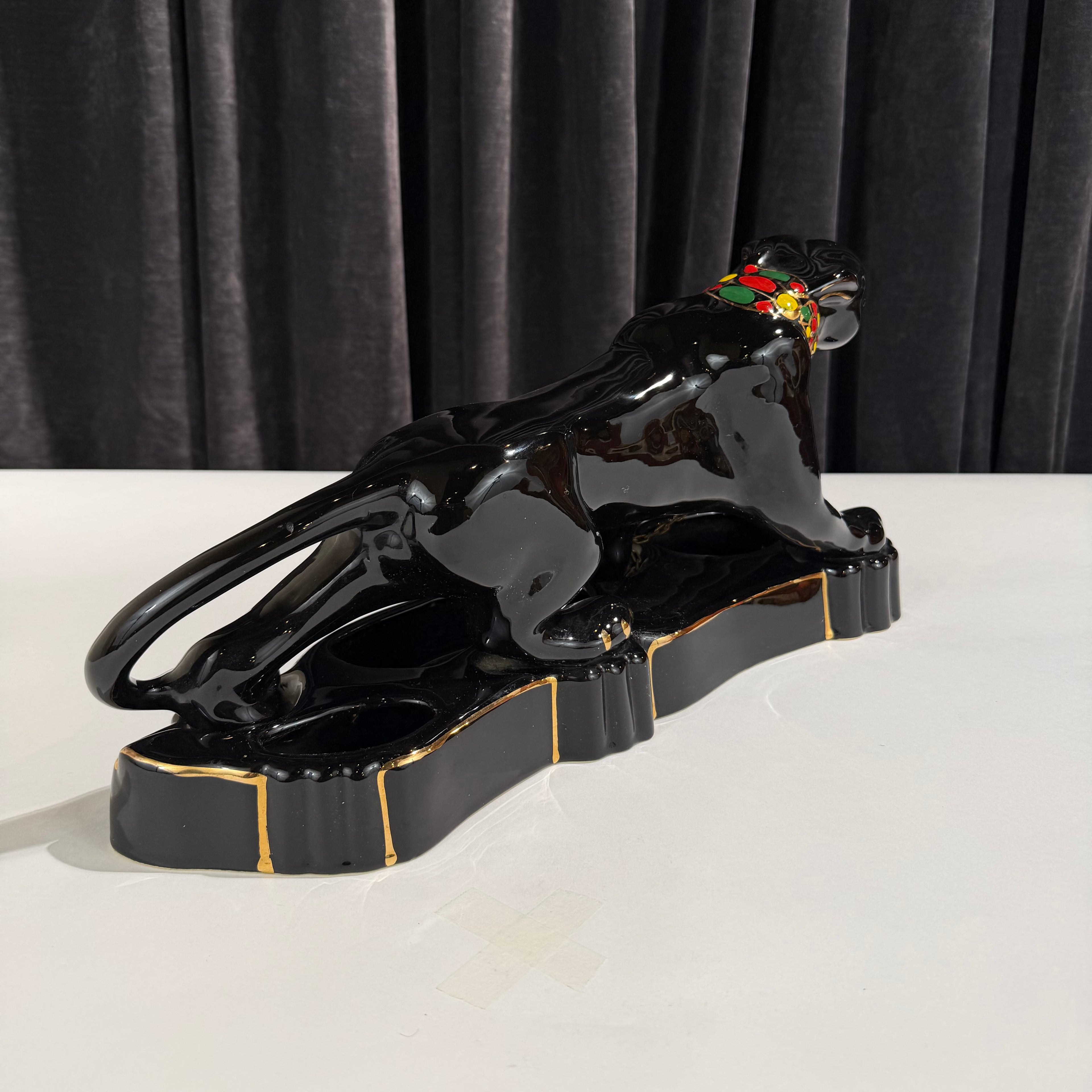 1950s Black Panther Candy Dish