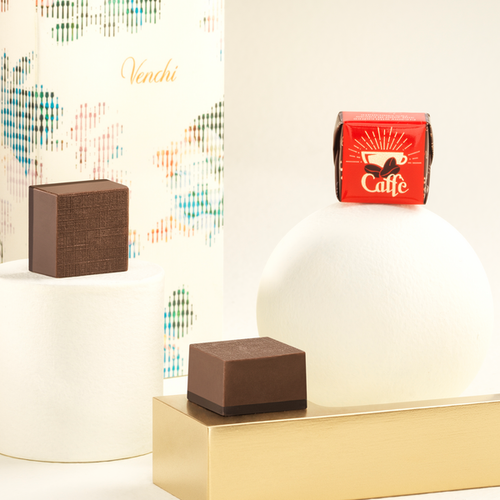 7-Blend Espresso Dark Chocolate Cube - Italian Gourmet