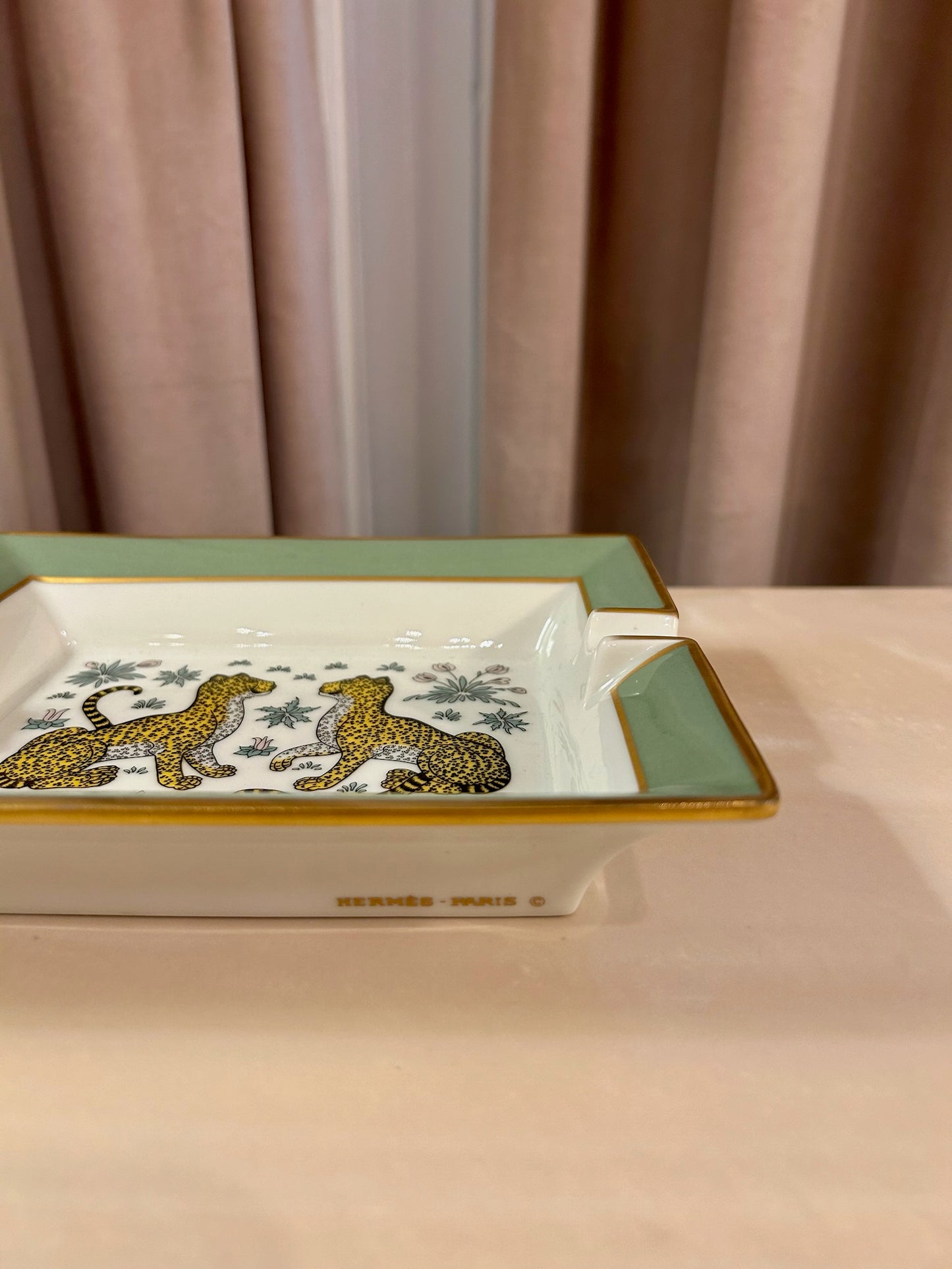 Hermès Leopard Ash Tray