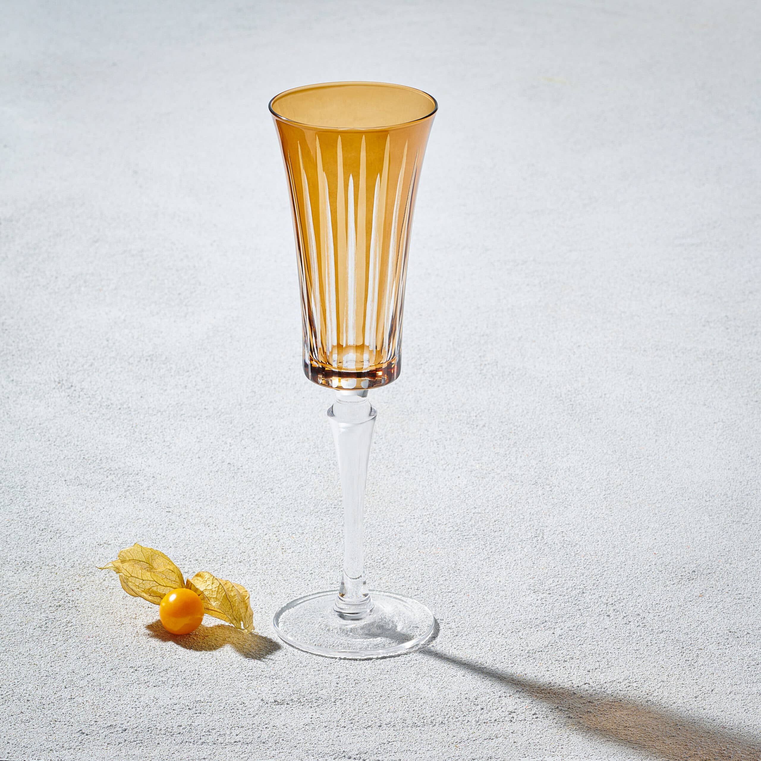 Vikko Décor - Timeless, 6oz Champagne Glass, Amber