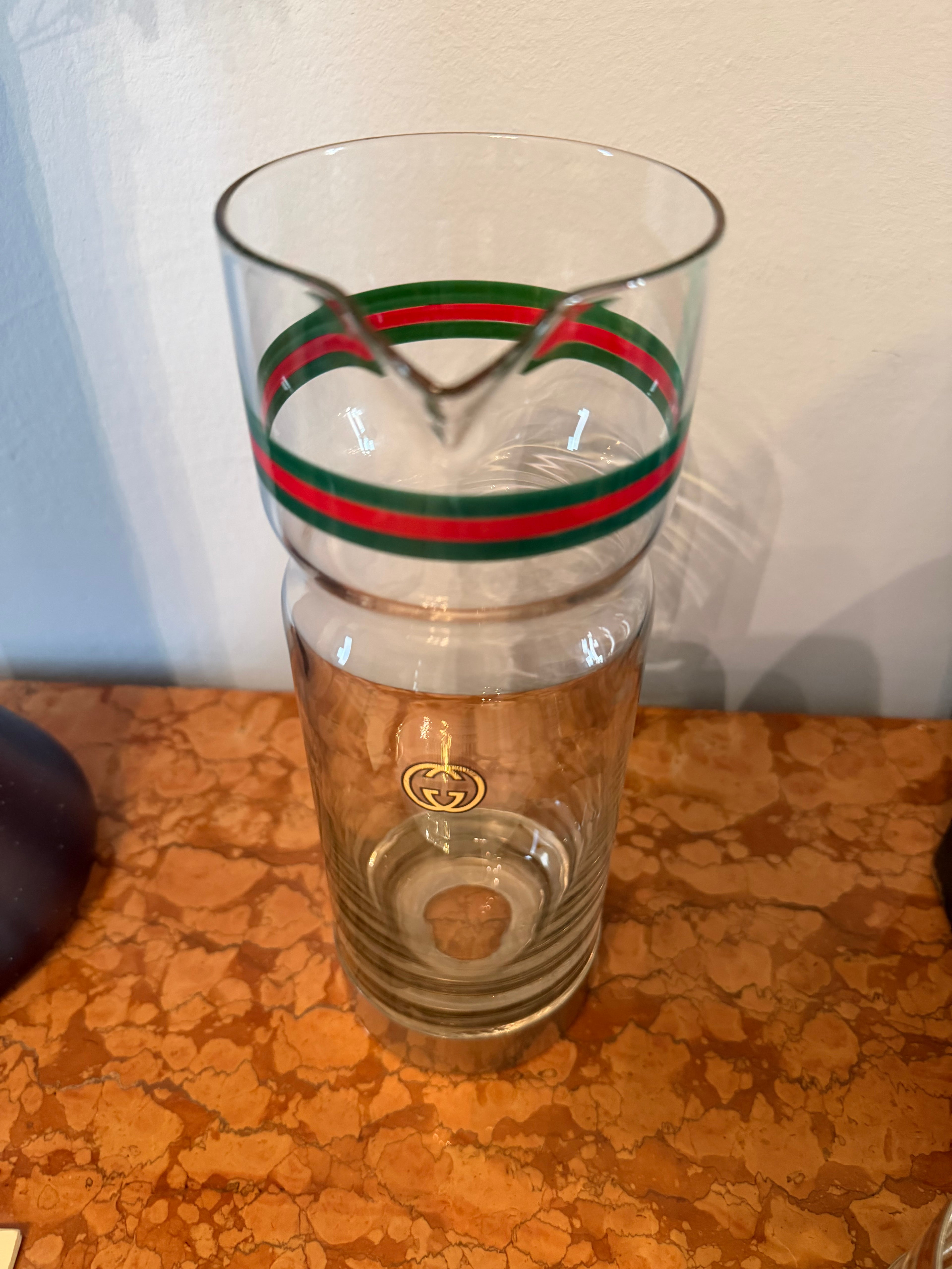 Gucci Glassware Set-Rocks Glasses & Pitcher