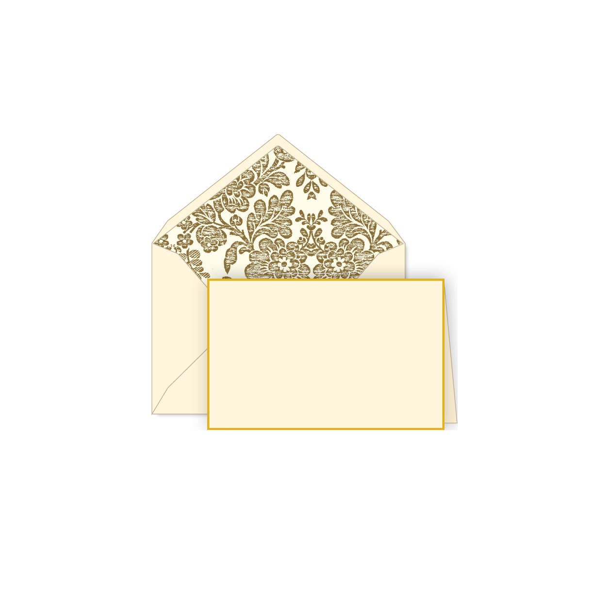 Rossi 1931 100% Cotton Bordered Folded Cards Letter Set