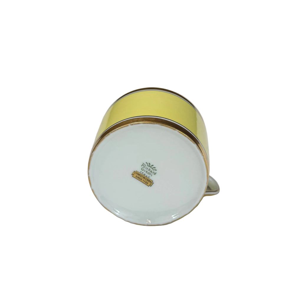 Ginori Impero Yellow  Cup and Saucer