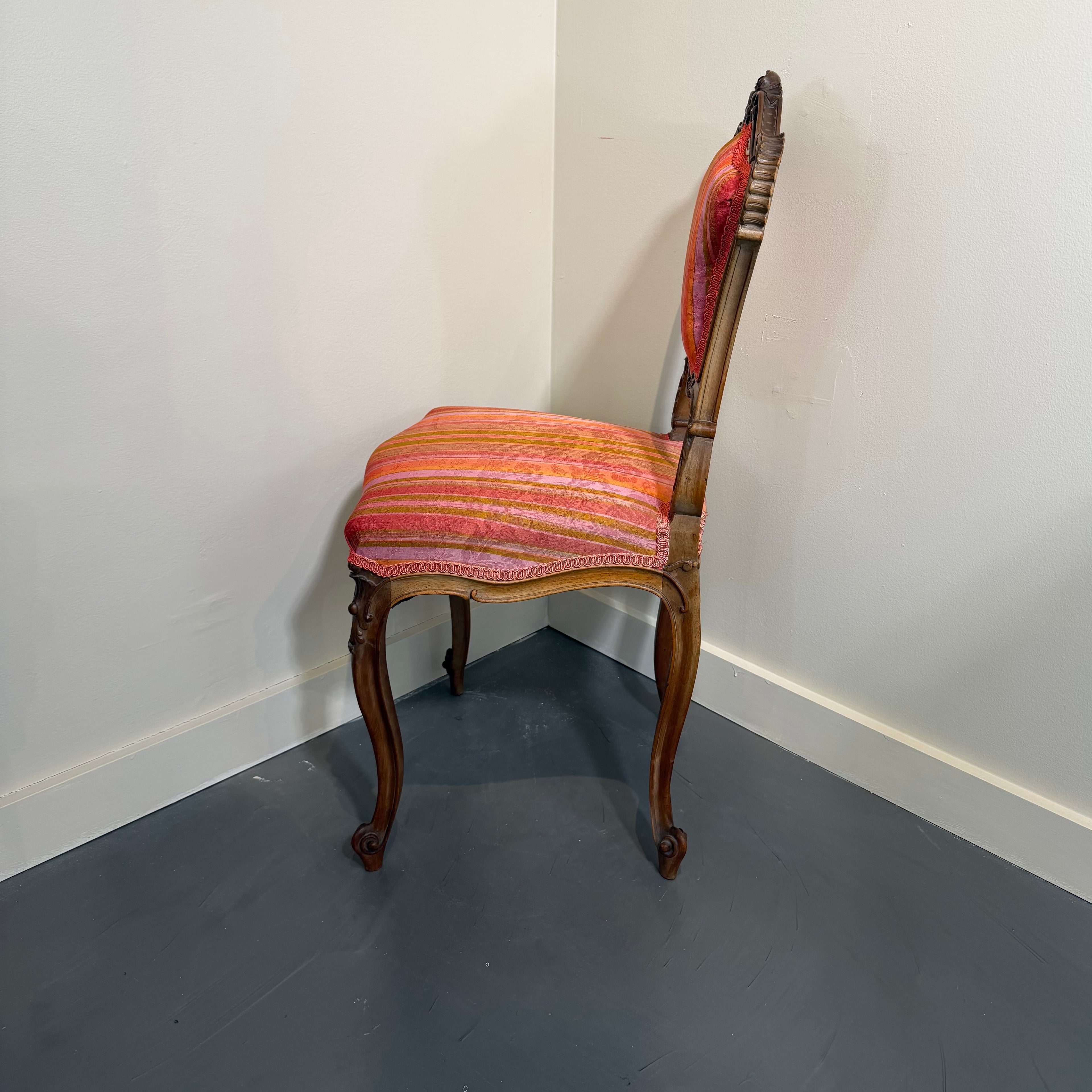 Reupholstered Louis XV Style Chairs (Pair)