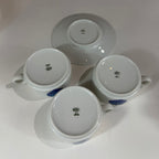 Richard Ginori "Fragoletta" Blue Strawberry Tea & Coffee Service