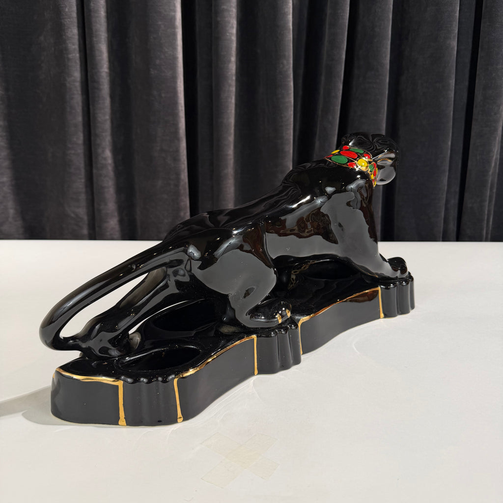 1950s Black Panther Candy Dish